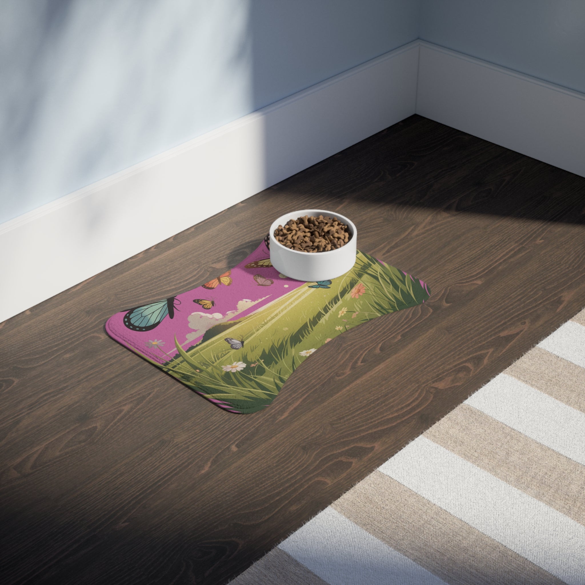 Pet Feeding Mat — Non-Slip Waterproof Bowl Placemat for Dogs & Cats