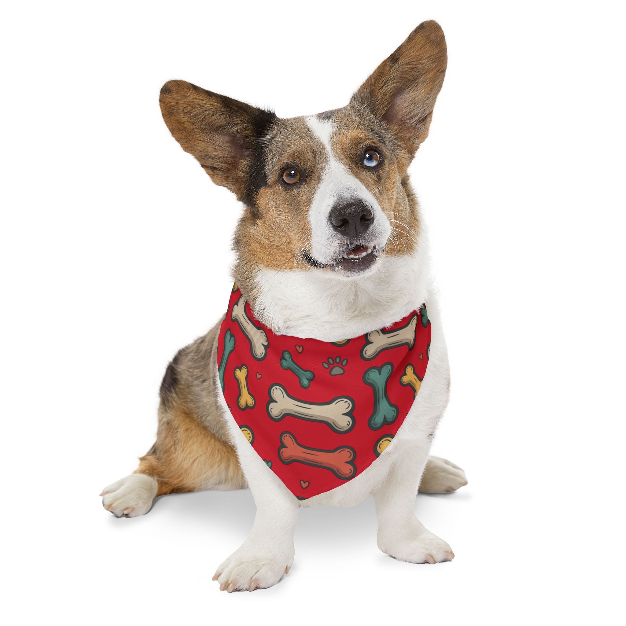 Red Pet Bandana Collar