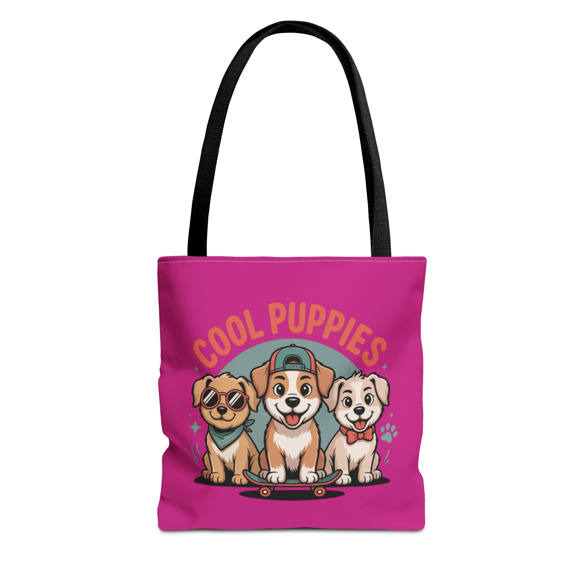 Hot Pink Cool Puppies Tote Bag