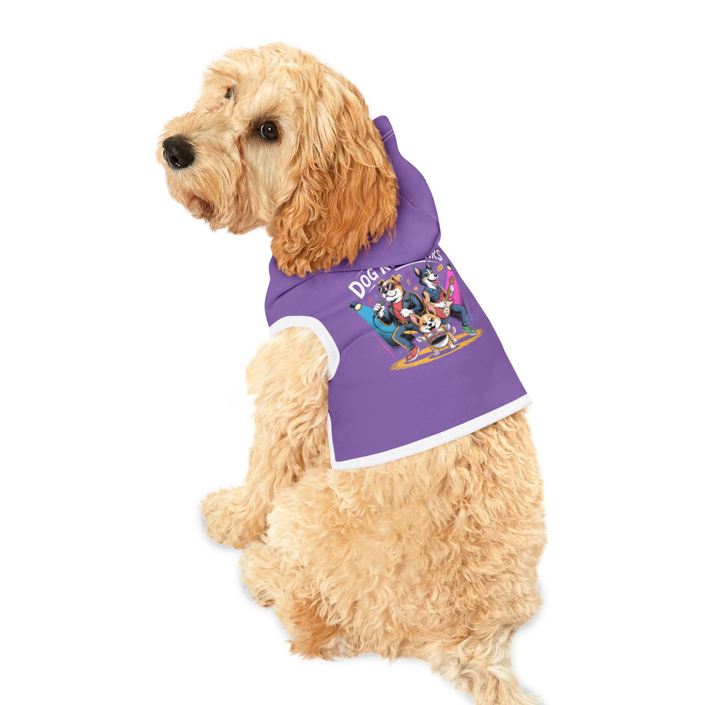 Purple Rockstar Pet Hoodie