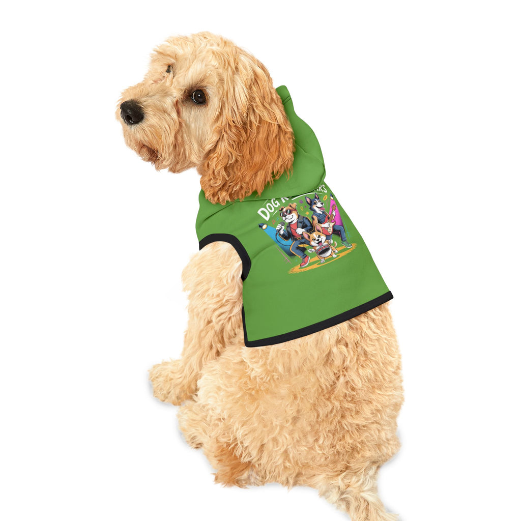 Lime Green Rockstar Pet Hoodie