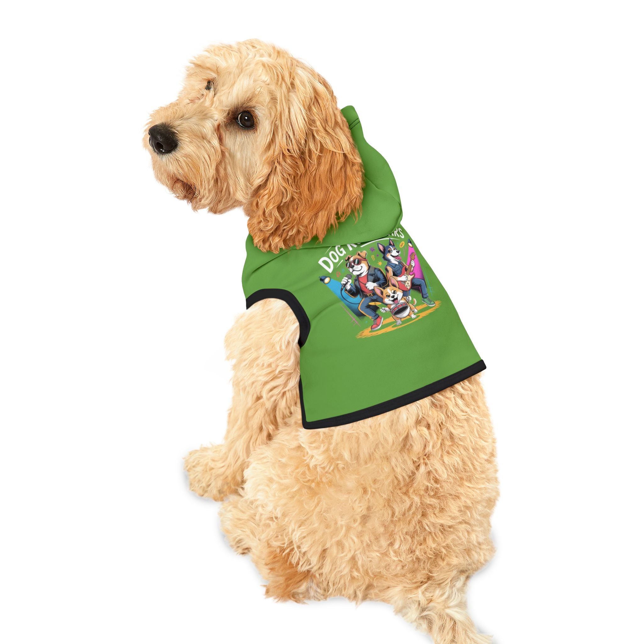 Lime Green Rockstar Pet Hoodie
