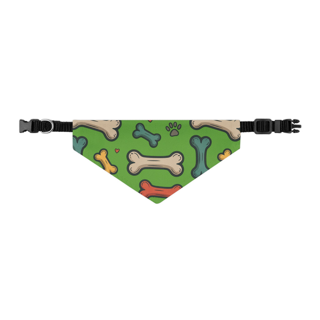Lime Green Pet Bandana Collar