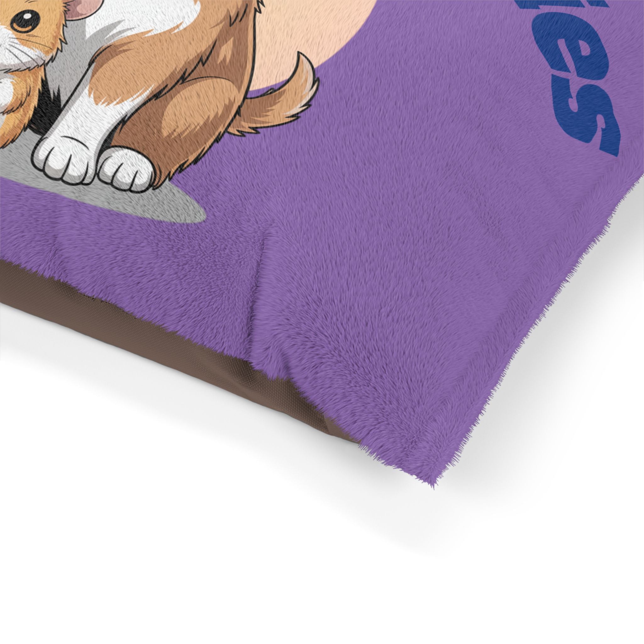Soft Purple My Furr Babies Pet Bed