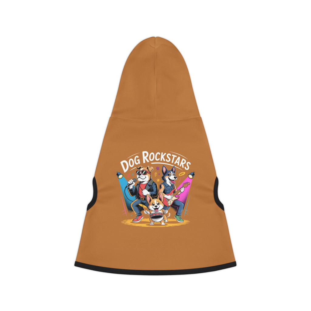Brown Rockstar Pet Hoodie