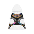 Black and white Dog Rockstars Pattern Pet Hoodie