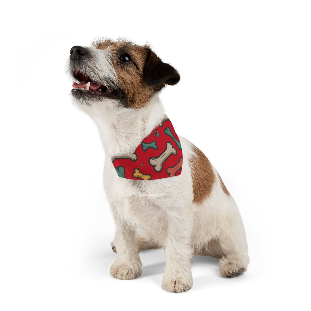Red Pet Bandana Collar