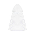 White Dog Rockstar Pet Hoodie