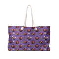 Purple Ladybug Weekender Bag