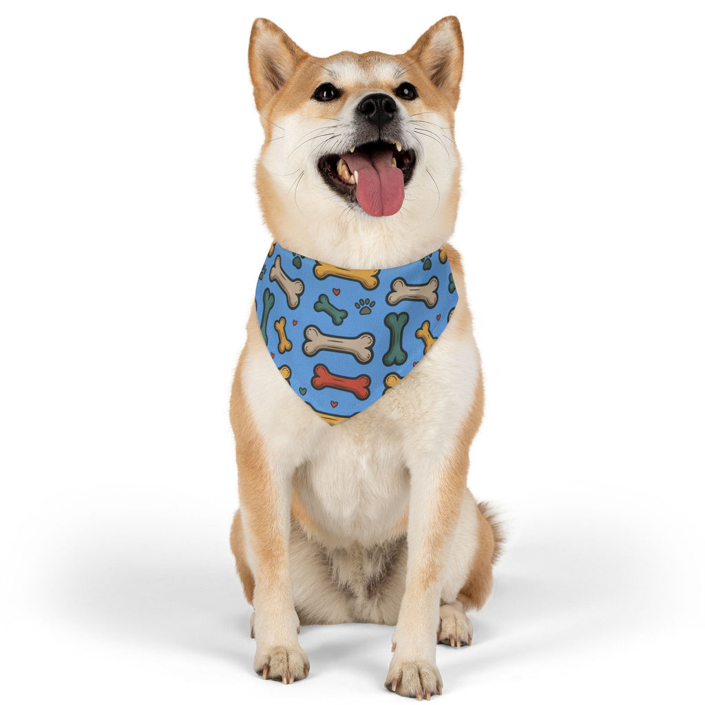 Light Blue Pet Bandana Collar