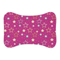 Pink Star Pattern Pet Feeding Mat