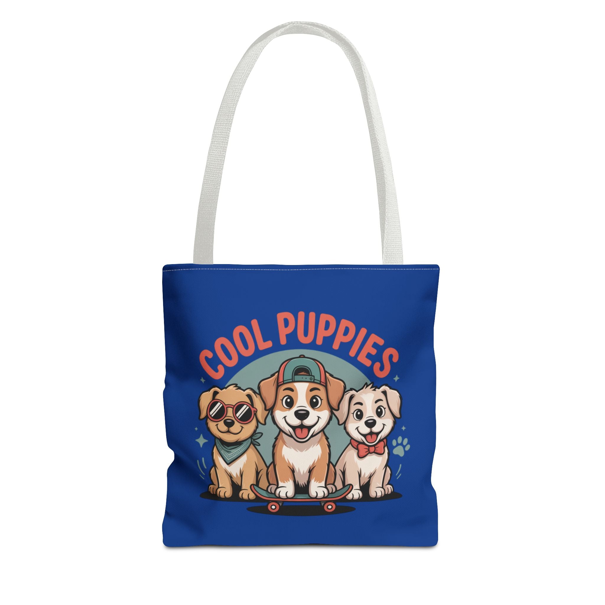 Blue Cool Puppies Tote Bag