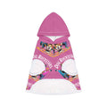 Pink Dog Rockstar Pattern Hoodie