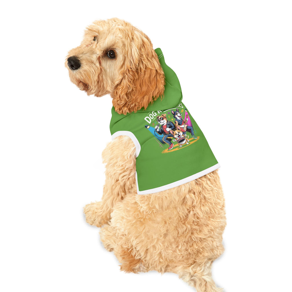 Lime Green Rockstar Pet Hoodie