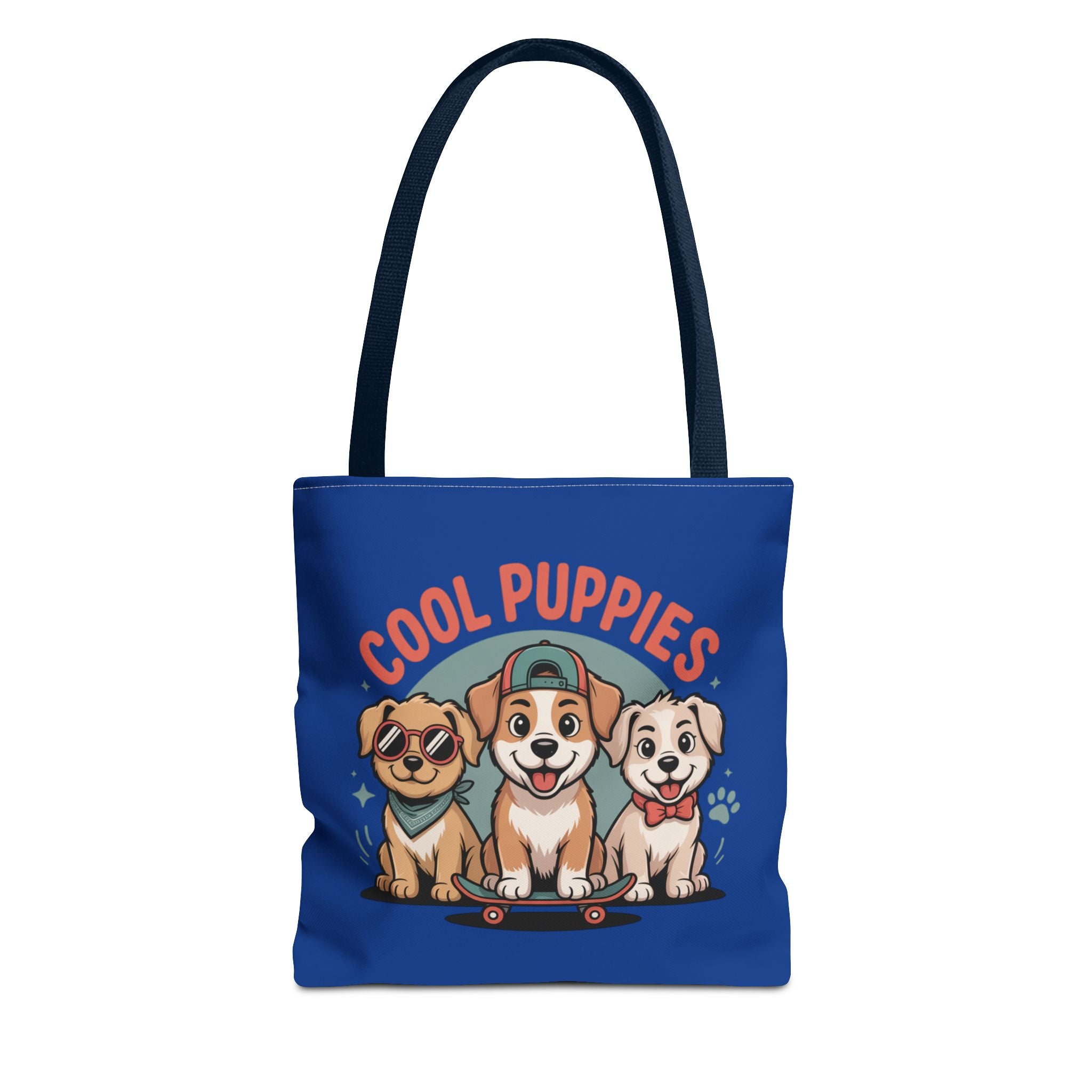 Blue Cool Puppies Tote Bag