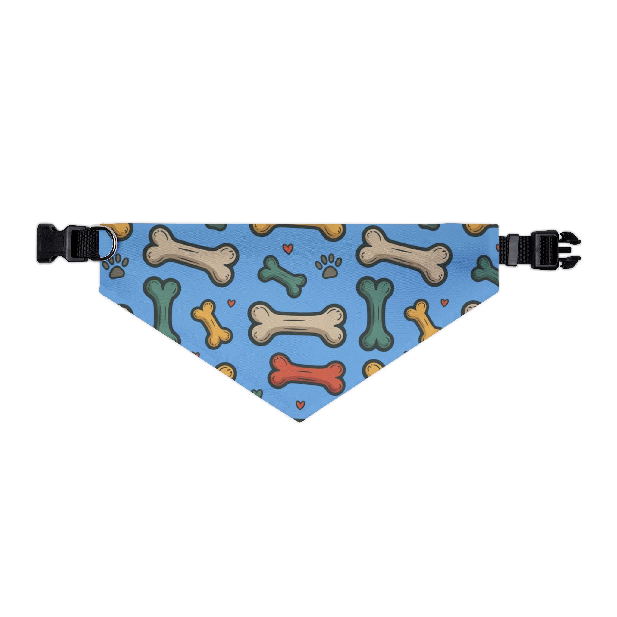 Light Blue Pet Bandana Collar