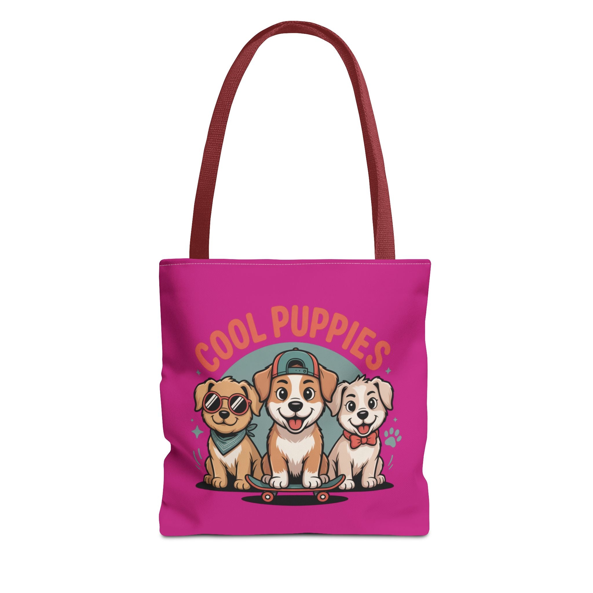 Hot Pink Cool Puppies Tote Bag