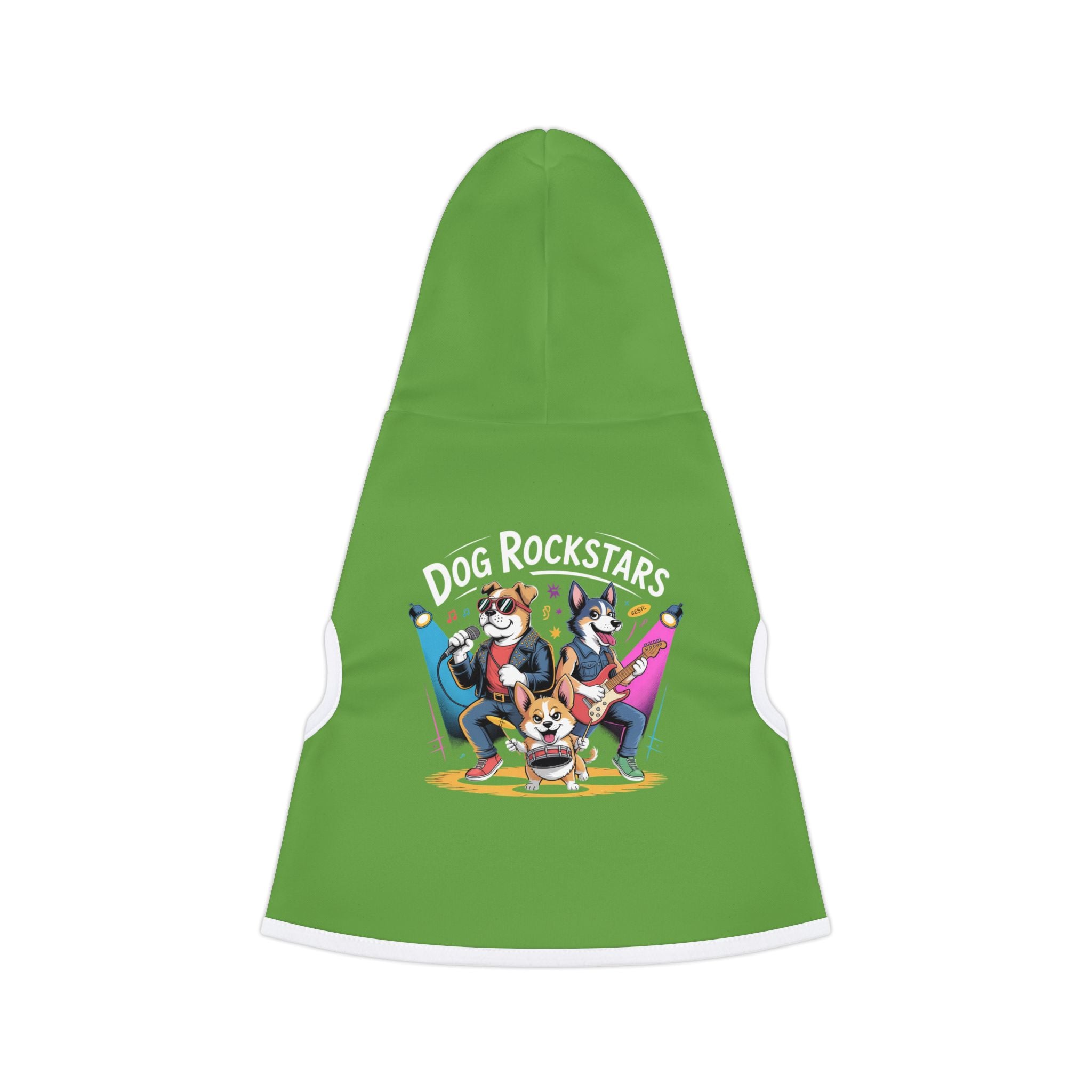Lime Green Rockstar Pet Hoodie