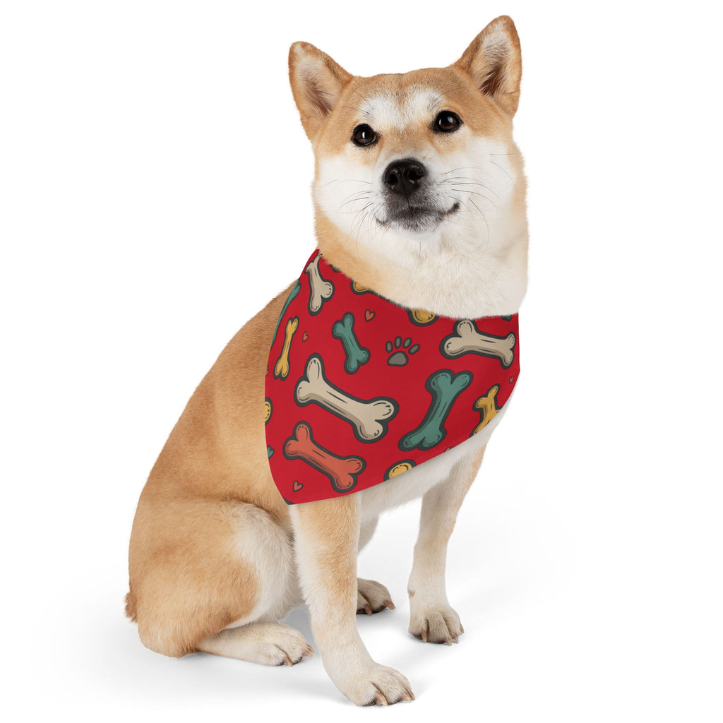 Red Pet Bandana Collar