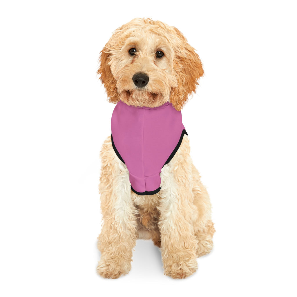 Pink Rockstar Pet Hoodie — "Rockstar" Graphic Dog Sweatshirt