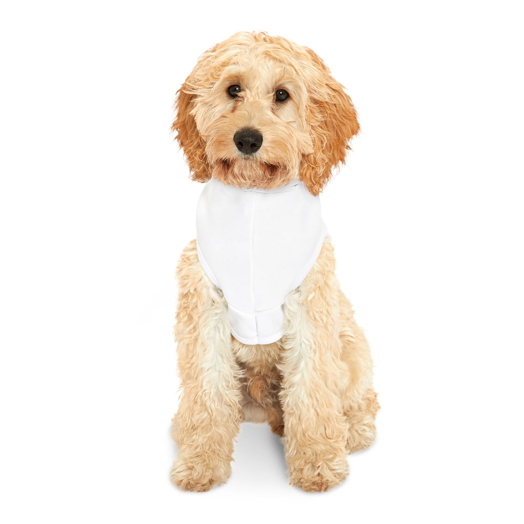 White Dog Rockstar Pet Hoodie