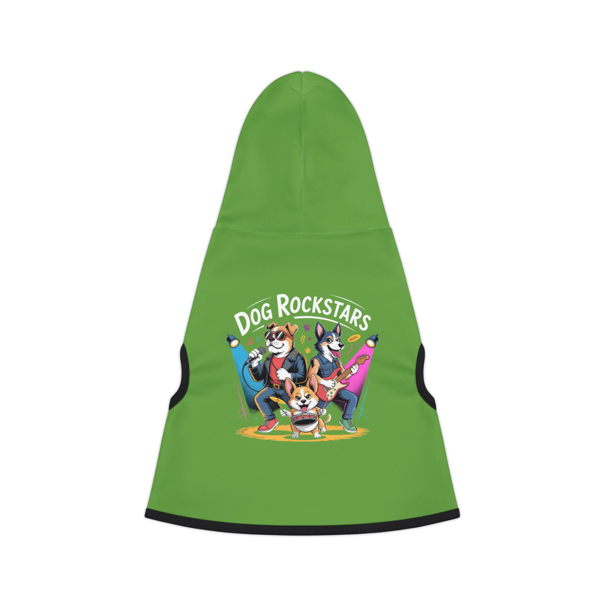Lime Green Rockstar Pet Hoodie