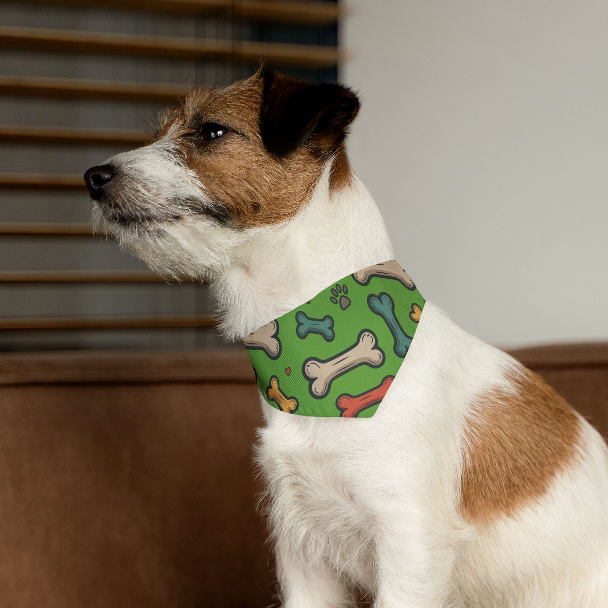 Lime Green Pet Bandana Collar