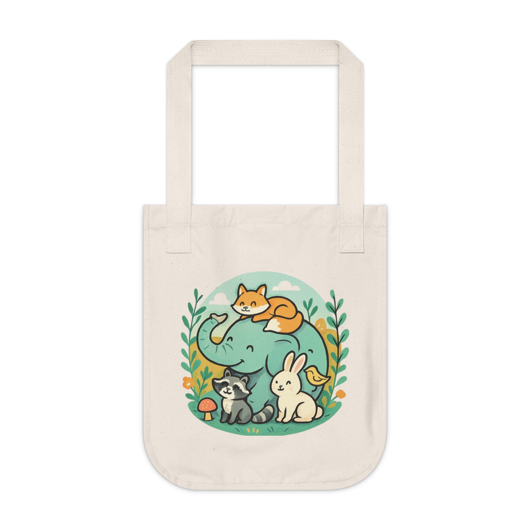 Forest Friends Canvas Tote Bag