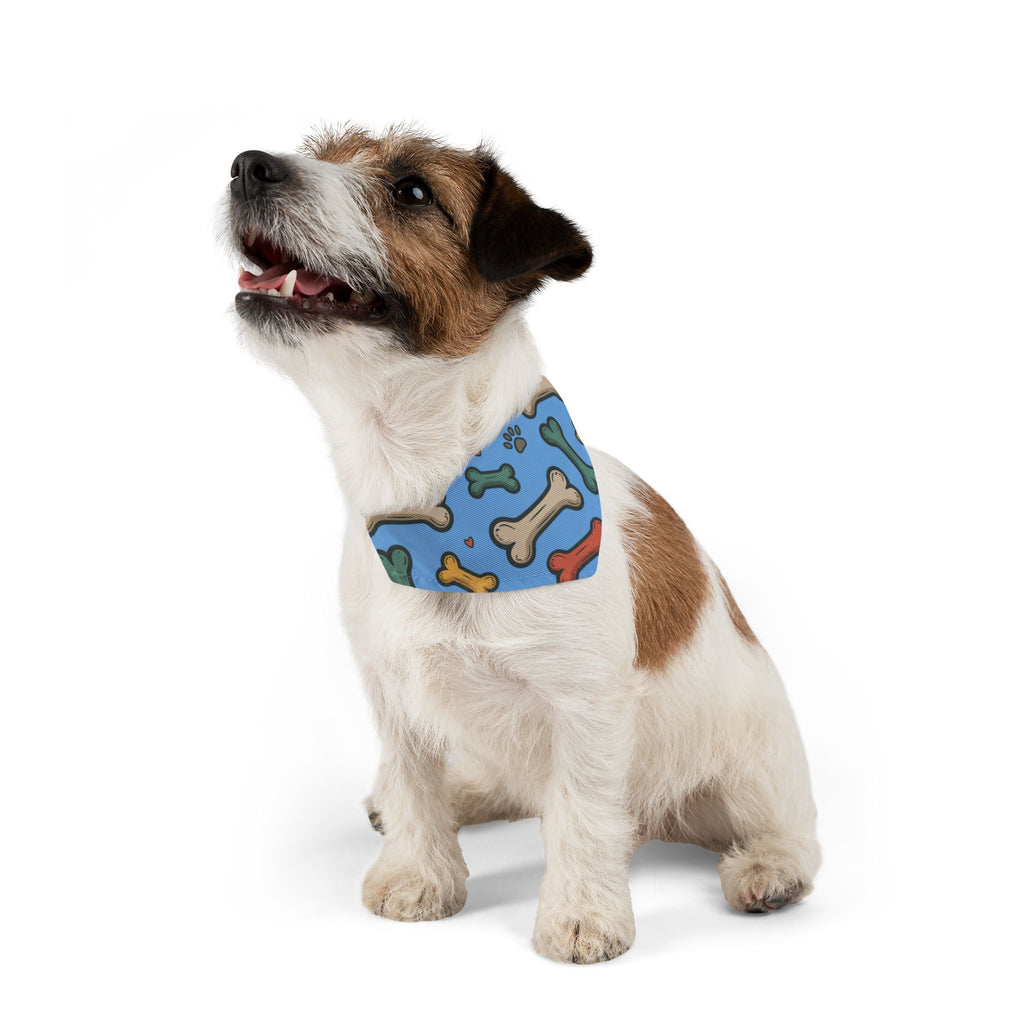 Light Blue Pet Bandana Collar