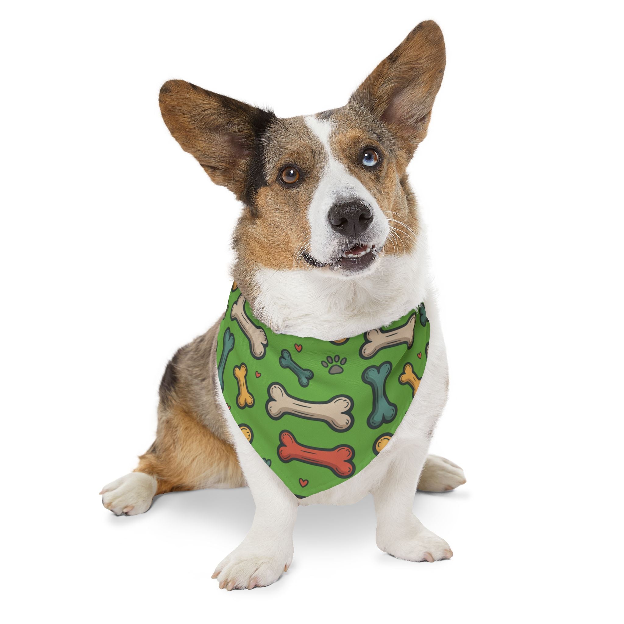Lime Green Pet Bandana Collar
