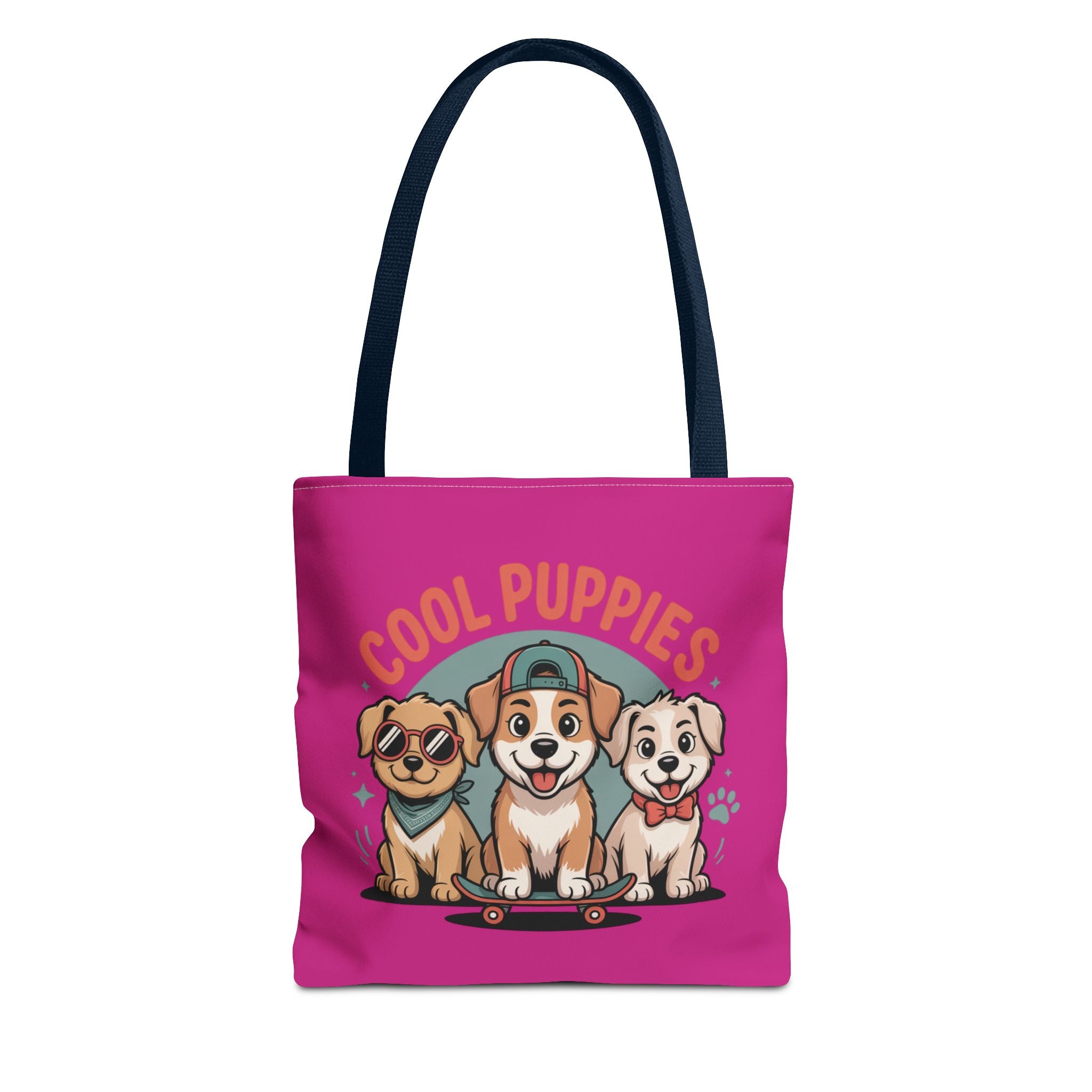 Hot Pink Cool Puppies Tote Bag