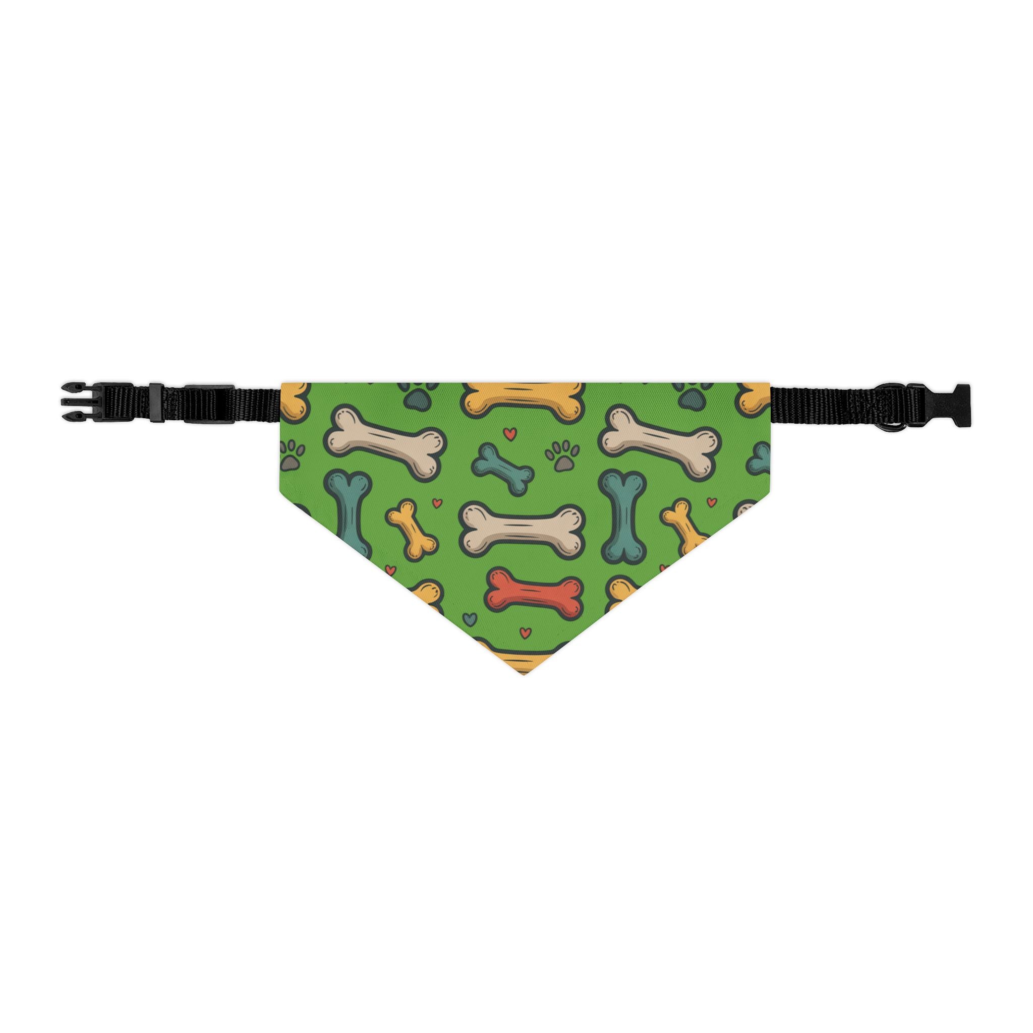 Lime Green Pet Bandana Collar