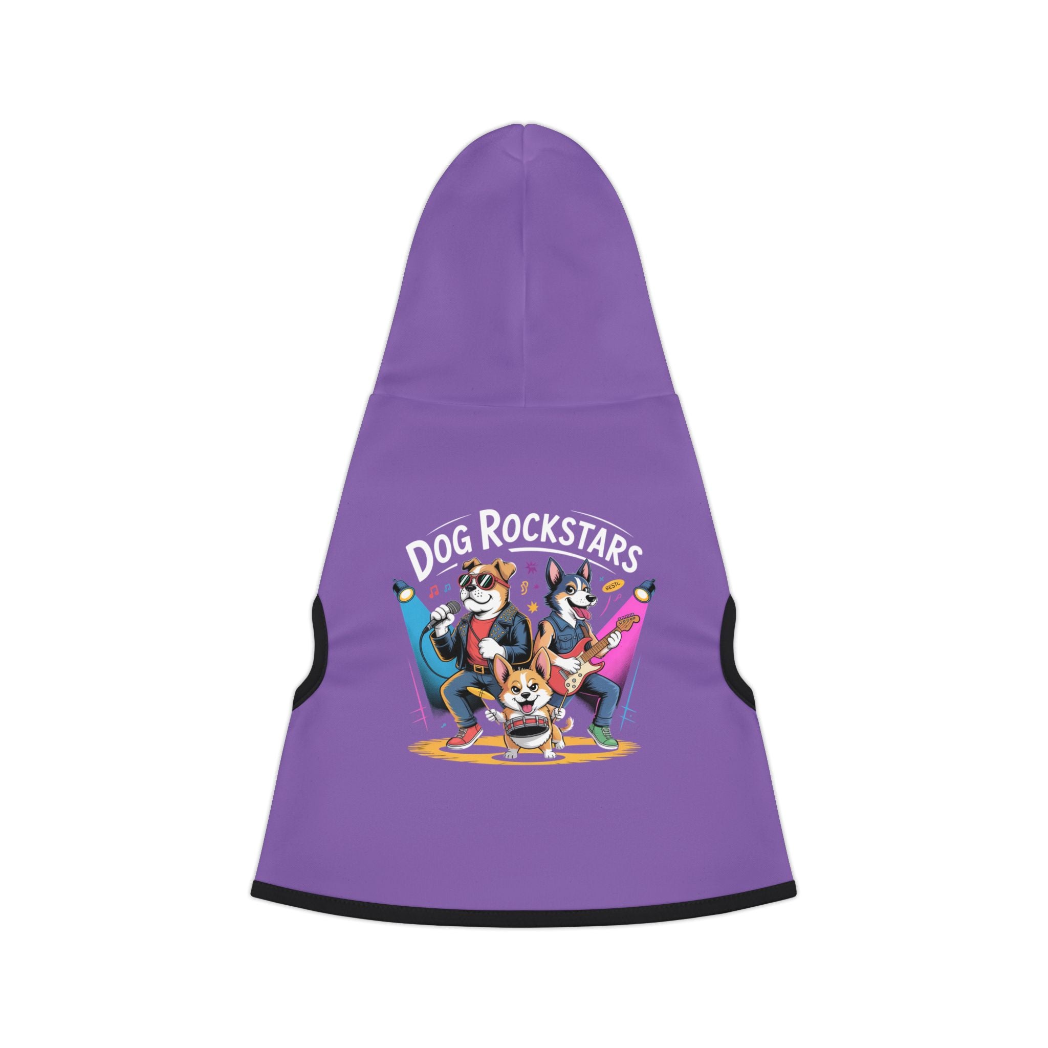 Purple Rockstar Pet Hoodie