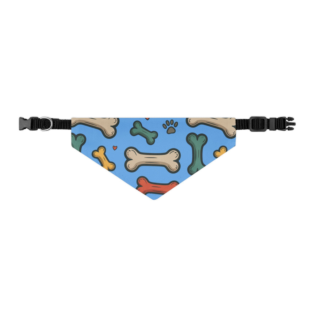 Light Blue Pet Bandana Collar