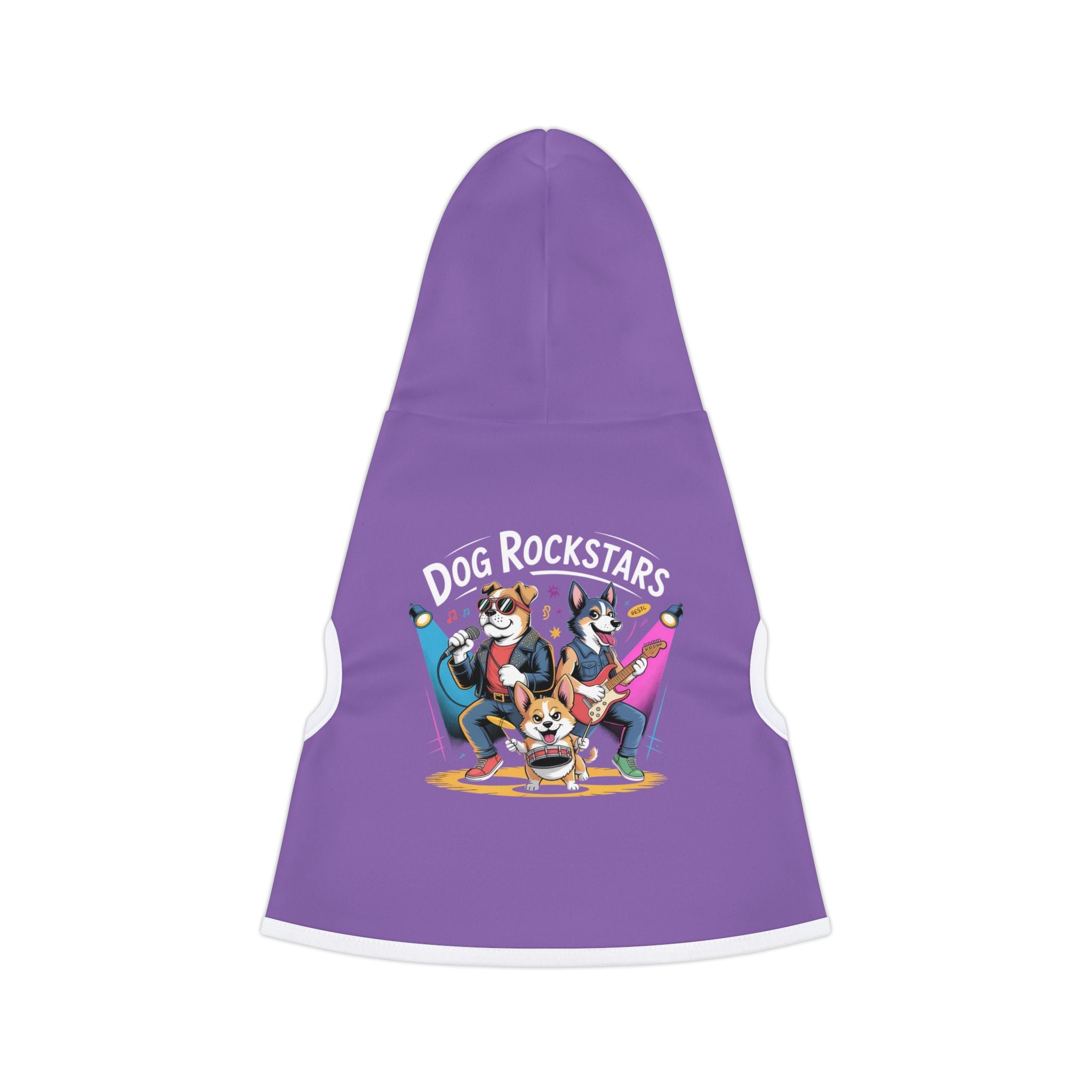 Purple Rockstar Pet Hoodie