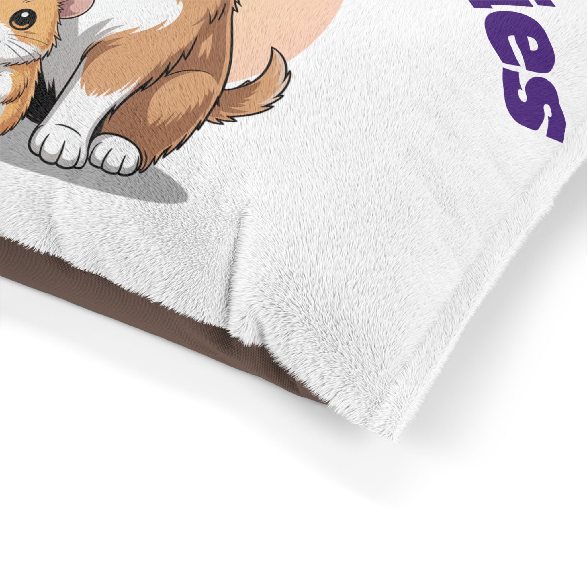 White My Furr Babies Pet Bed