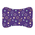 Purple Star Pattern Pet Feeding Mat