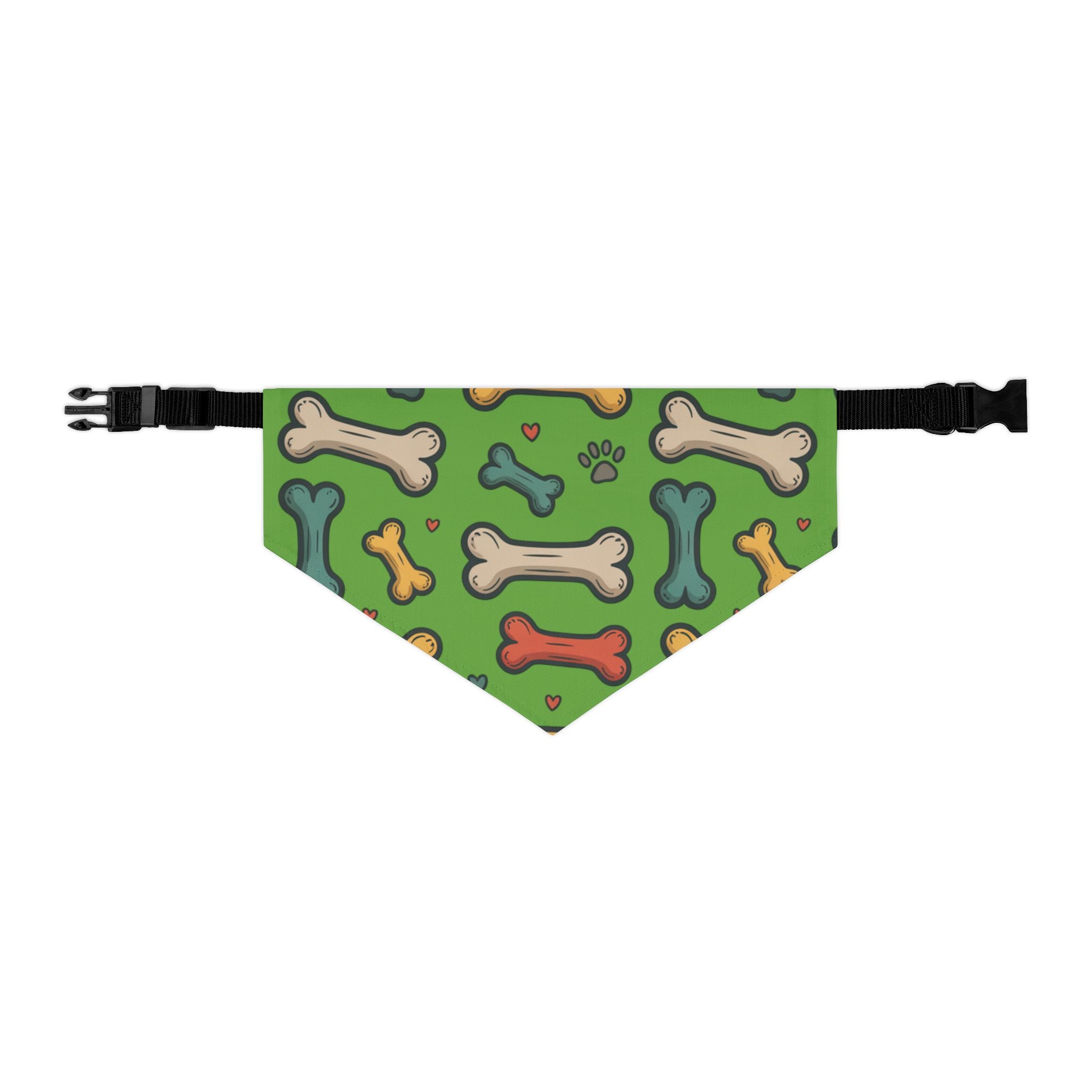 Lime Green Pet Bandana Collar