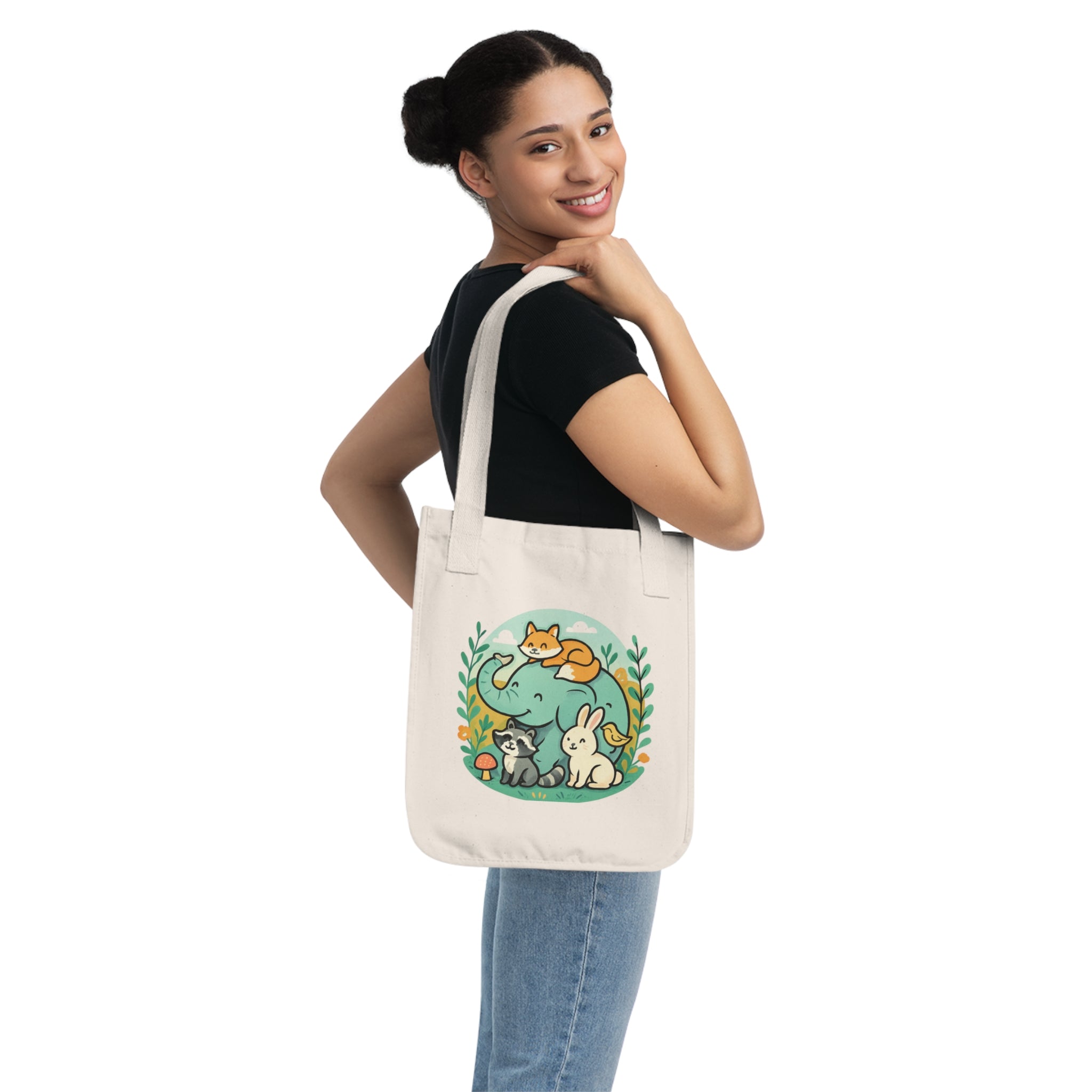 Forest Friends Canvas Tote Bag