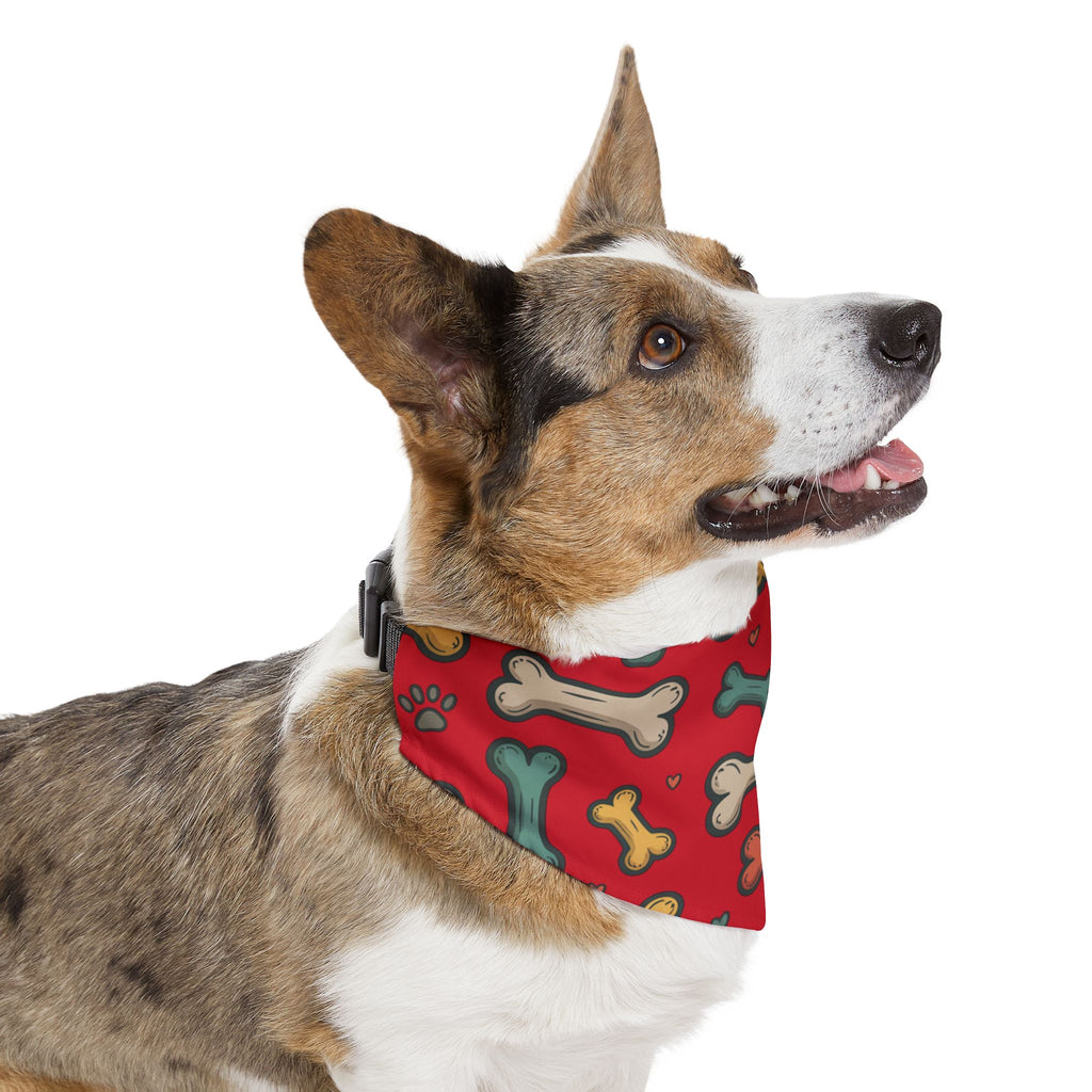 Red Pet Bandana Collar