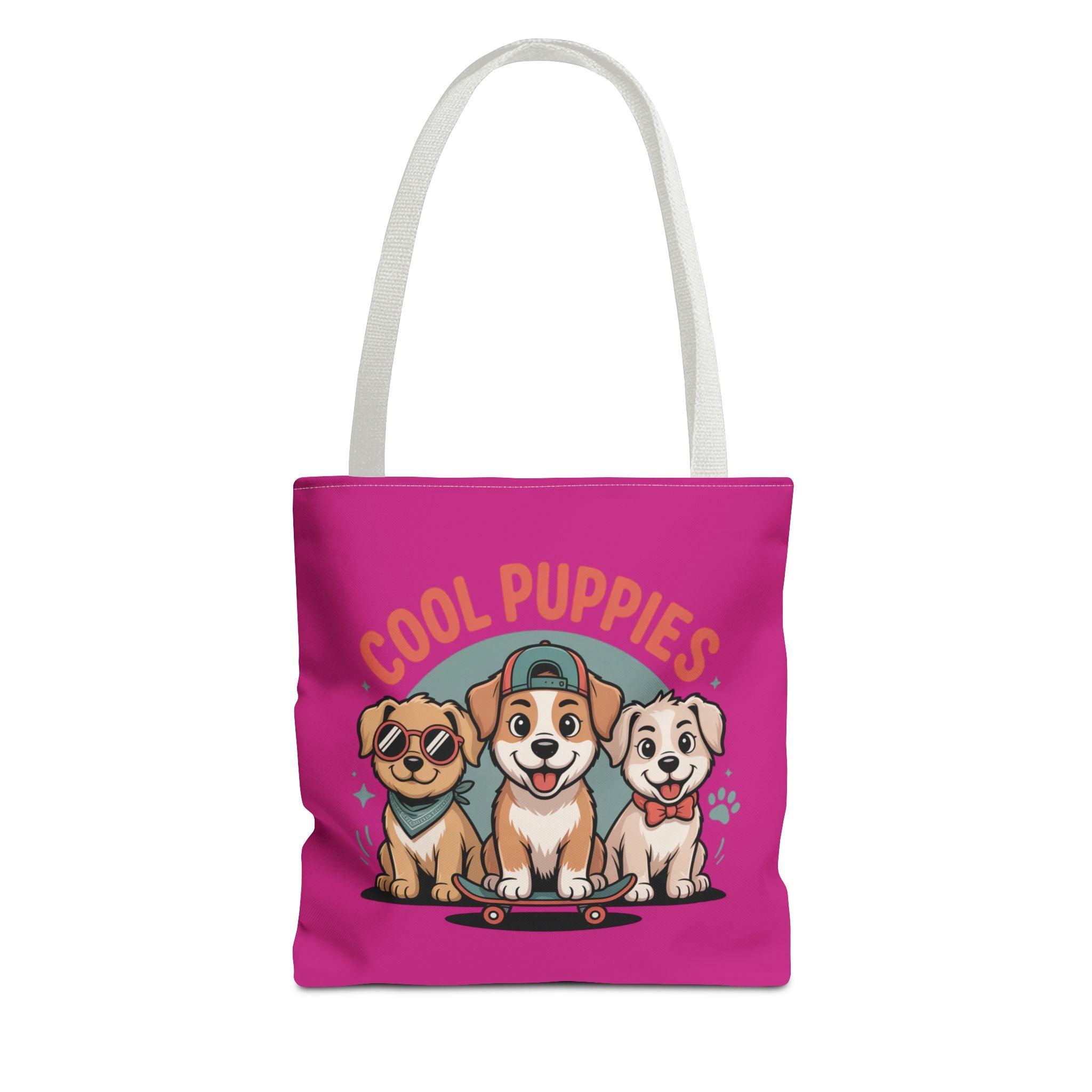 Hot Pink Cool Puppies Tote Bag