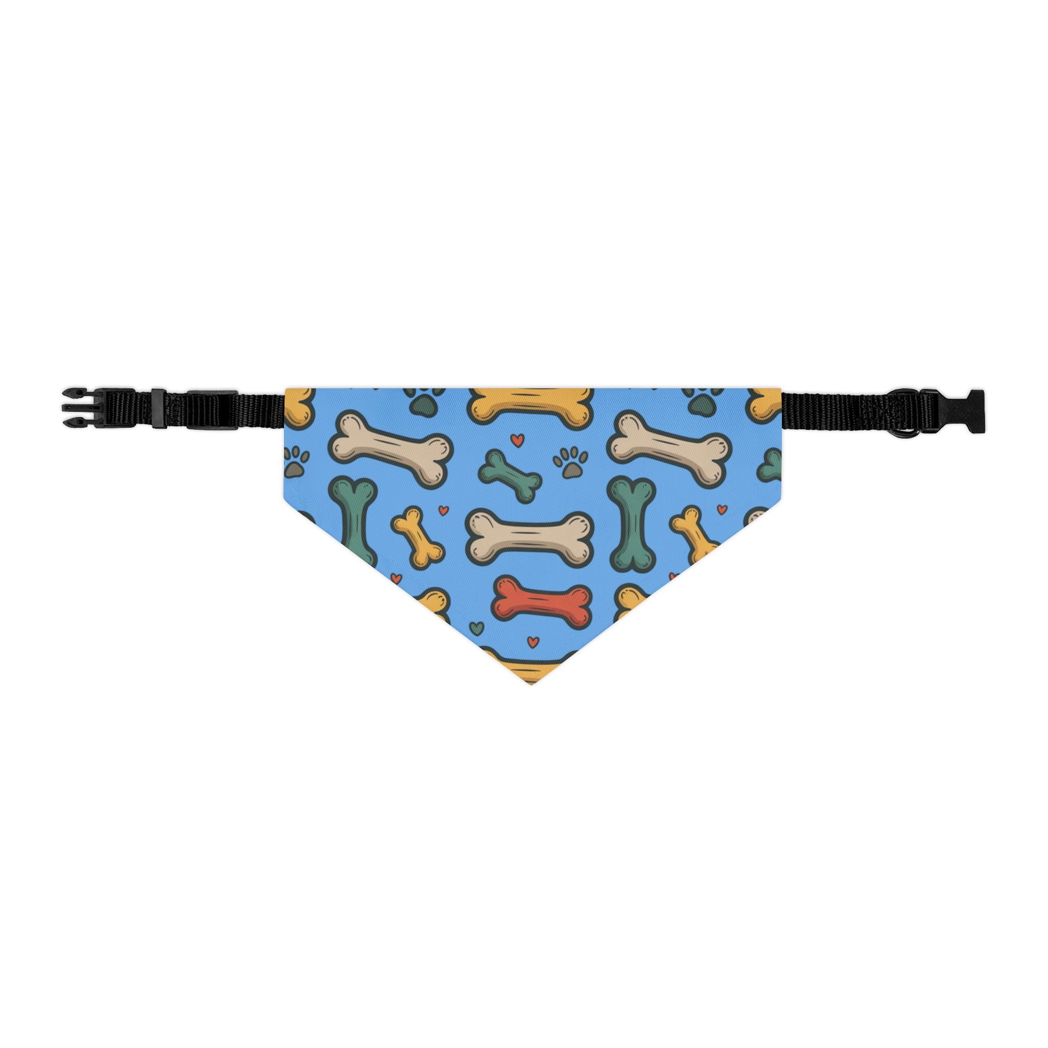 Light Blue Pet Bandana Collar