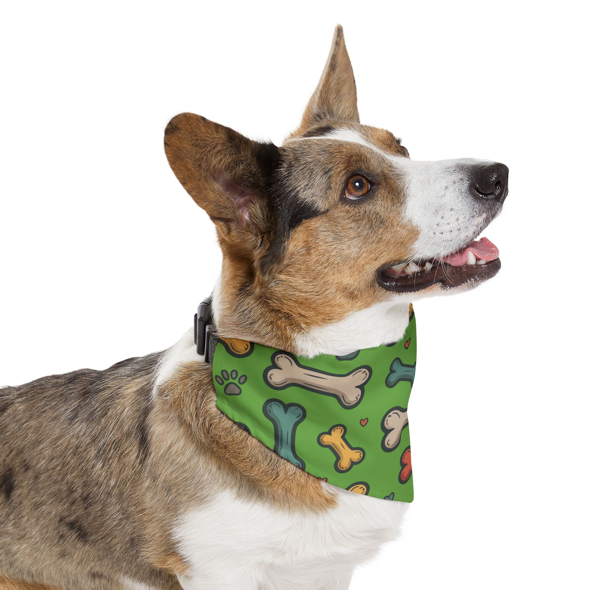 Lime Green Pet Bandana Collar